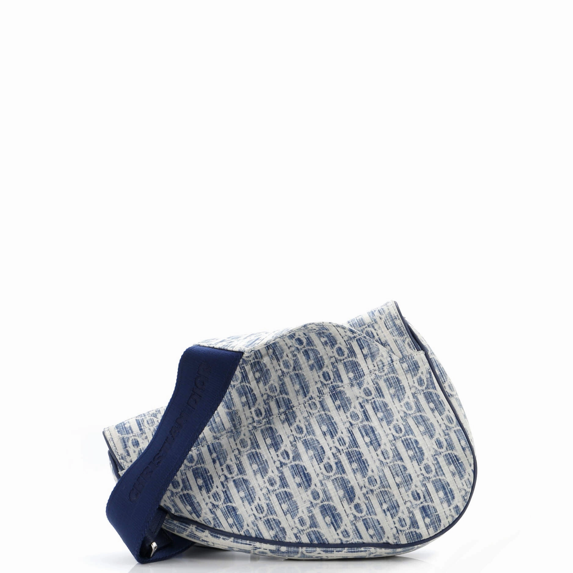 Saddle Crossbody Bag Oblique Kasuri Jacquard