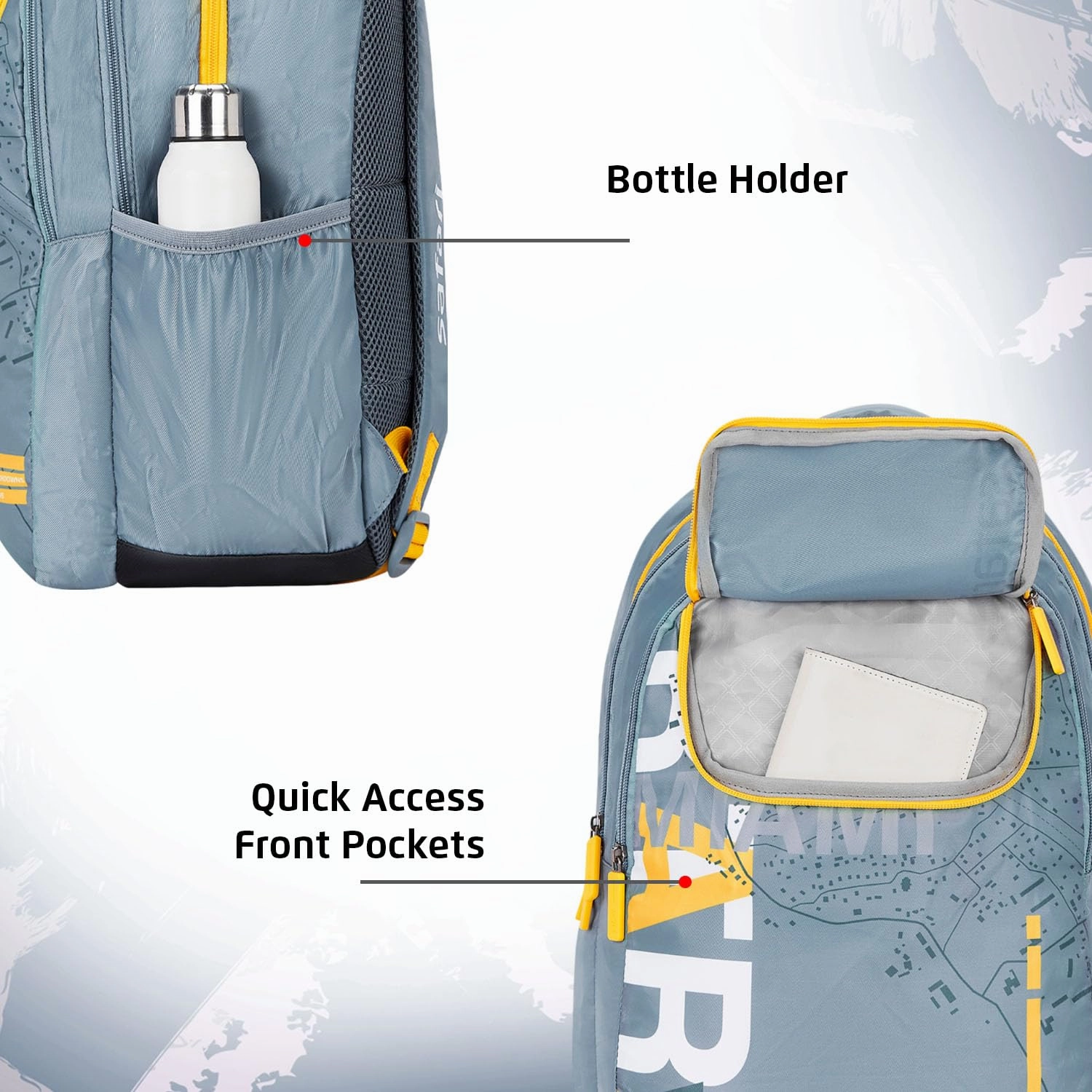 Safari 37L Triplex 3 Casual Backpack with Armor Base Printed School Bag for Boys and Girls, College Backpack, Office Bag