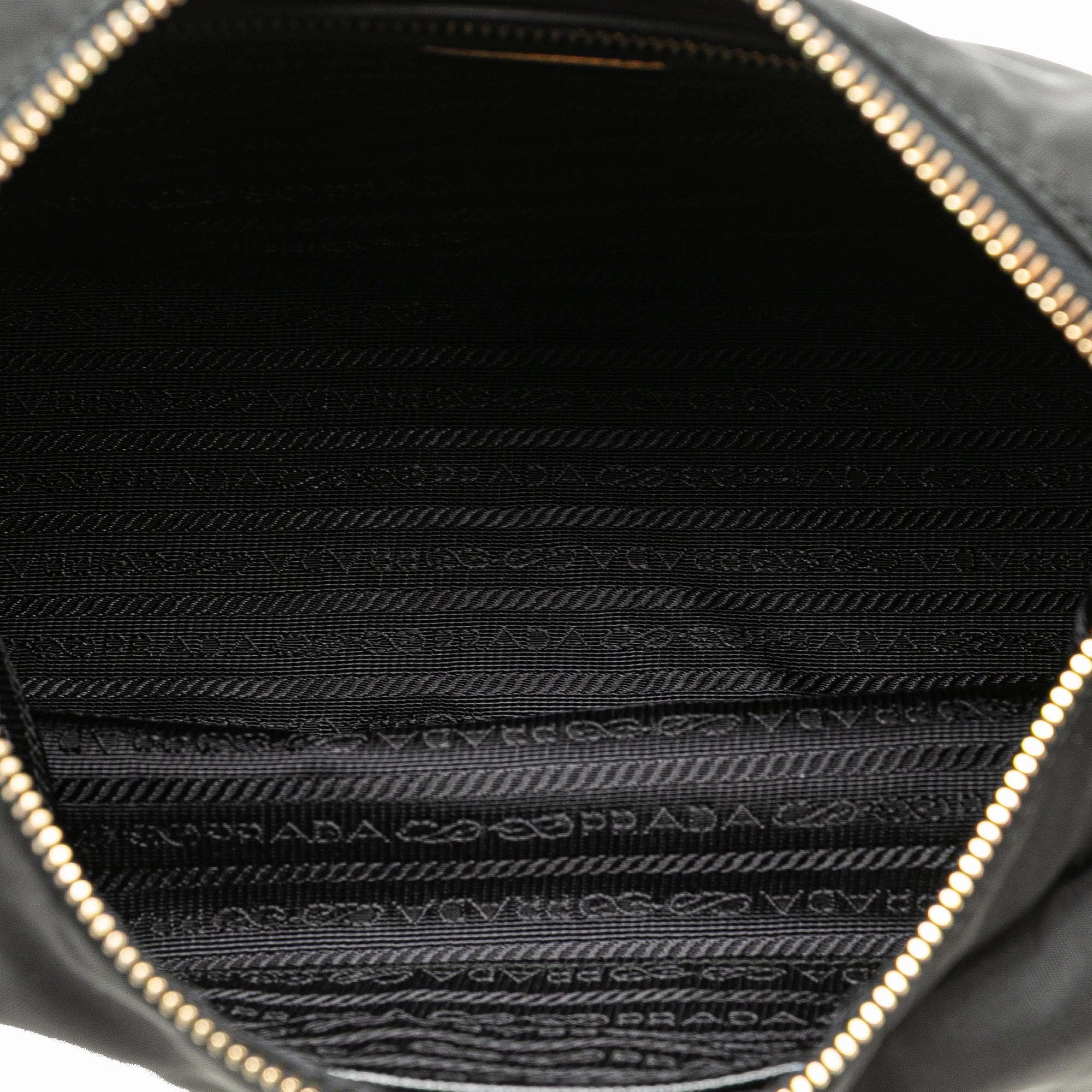 Saffiano Vernice Trimmed Tessuto Shoulder Bag