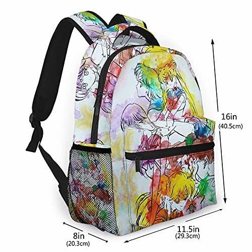 Sai-Lor Mo-On Backpack Travel College School Daypack Bookbag Casual Sports Backpack Laptop Backpack For Women Men