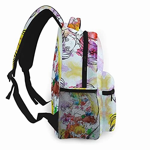 Sai-Lor Mo-On Backpack Travel College School Daypack Bookbag Casual Sports Backpack Laptop Backpack For Women Men
