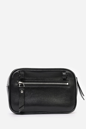 Saint Laurent 2019 Black Chevron Leather Mini Lou Camera Crossbody
