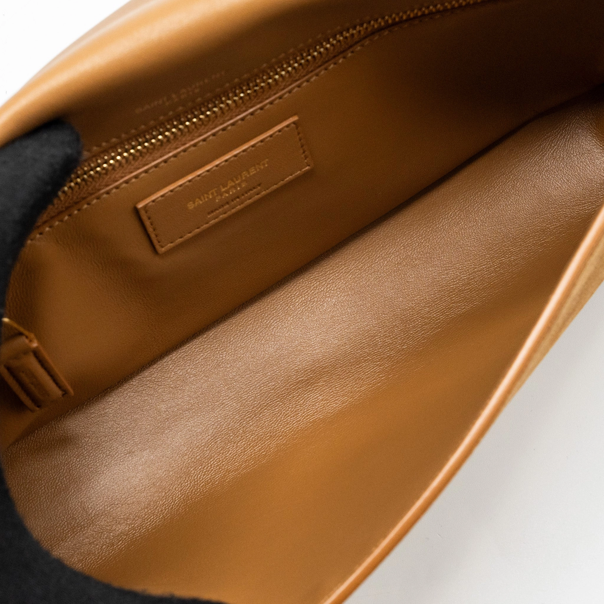 Saint Laurent Kate Tassel Crossbody Bag Suede Brown GHW