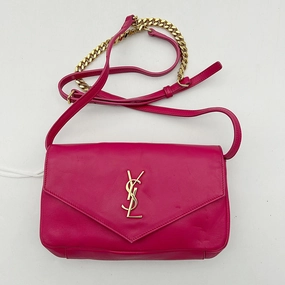 Saint Laurent Leather Crossbody Bag - Red Crossbody Bags, Handbags LA33325