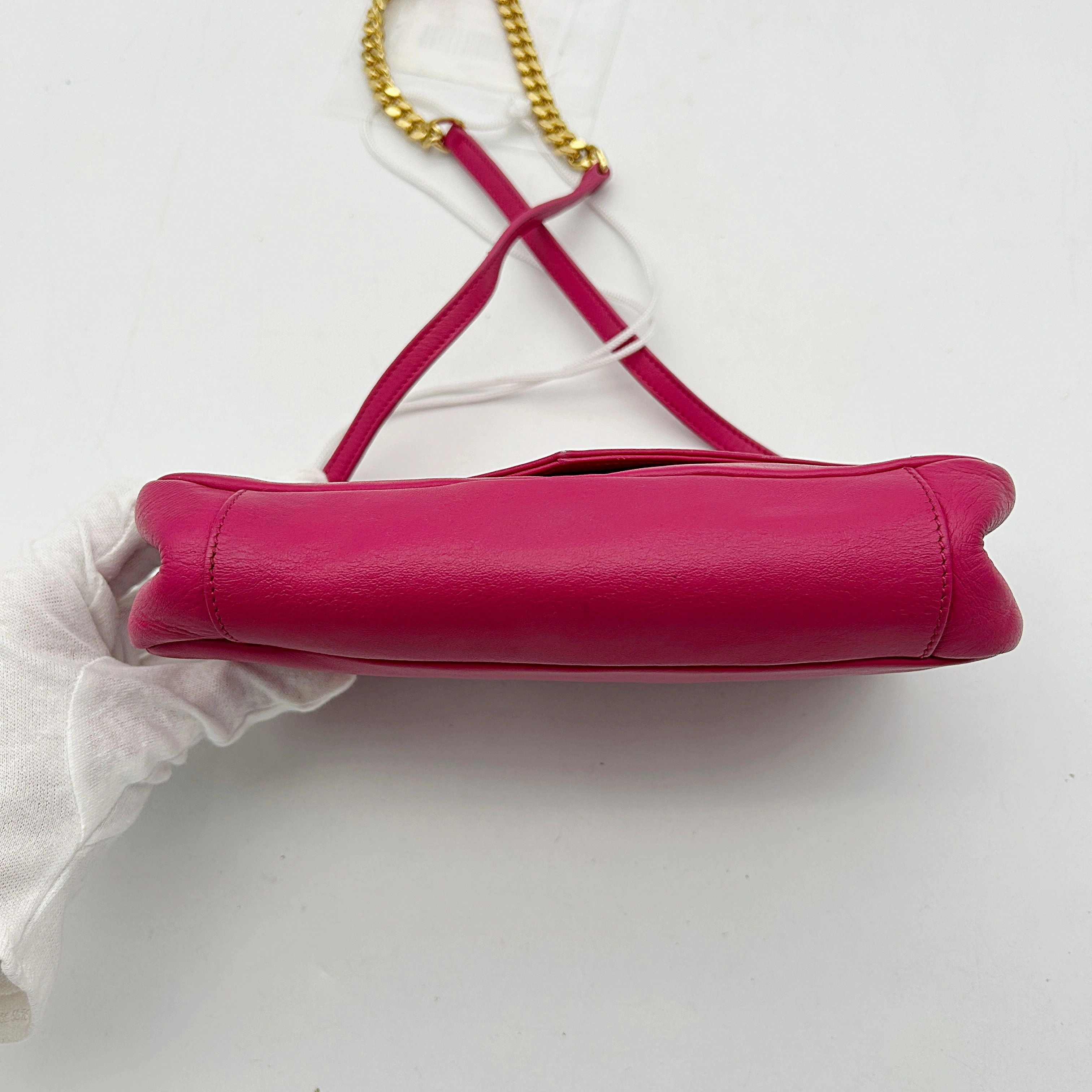 Saint Laurent Leather Crossbody Bag - Red Crossbody Bags, Handbags LA33325