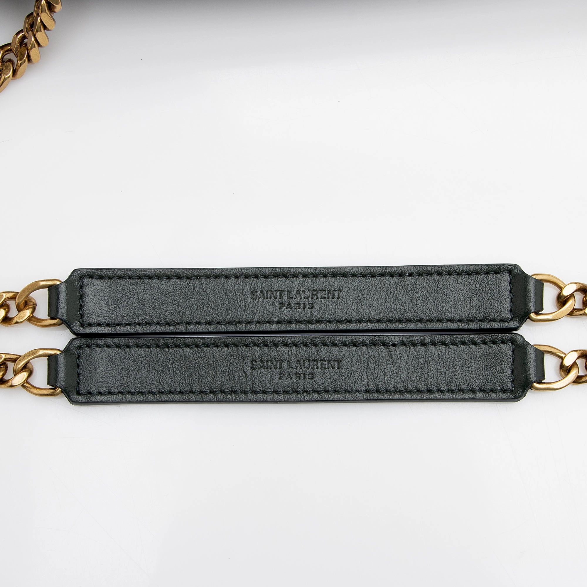 Saint Laurent Matelasse Calfskin Monogram LouLou Chain Medium Shoulder Bag (SHF-22990)