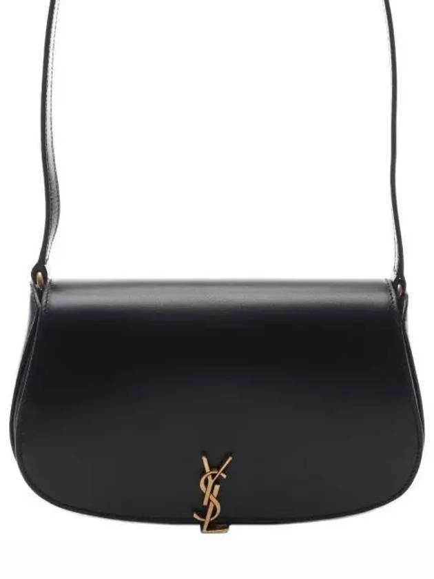 Saint Laurent Voltaire Box Half-moon Shoulder Bag Black