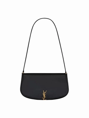 Saint Laurent Voltaire Box Half-moon Shoulder Bag Black
