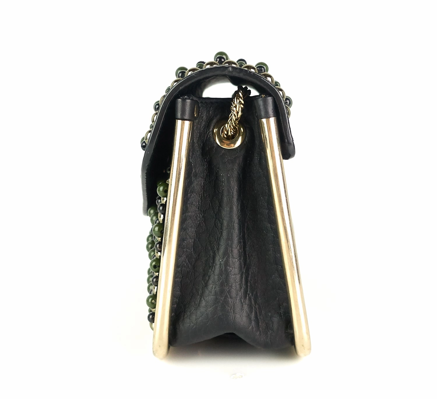 Sally Small Beaded Calf Leather Bag