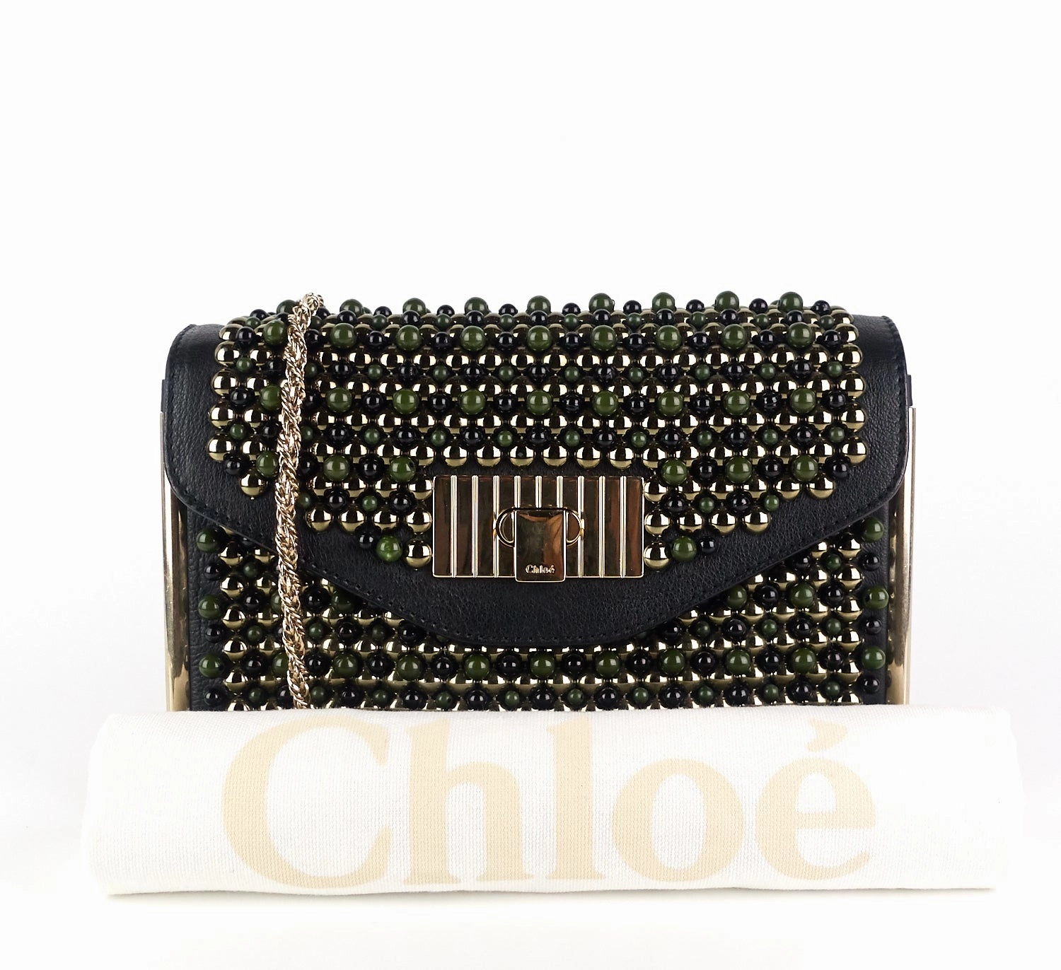 Sally Small Beaded Calf Leather Bag