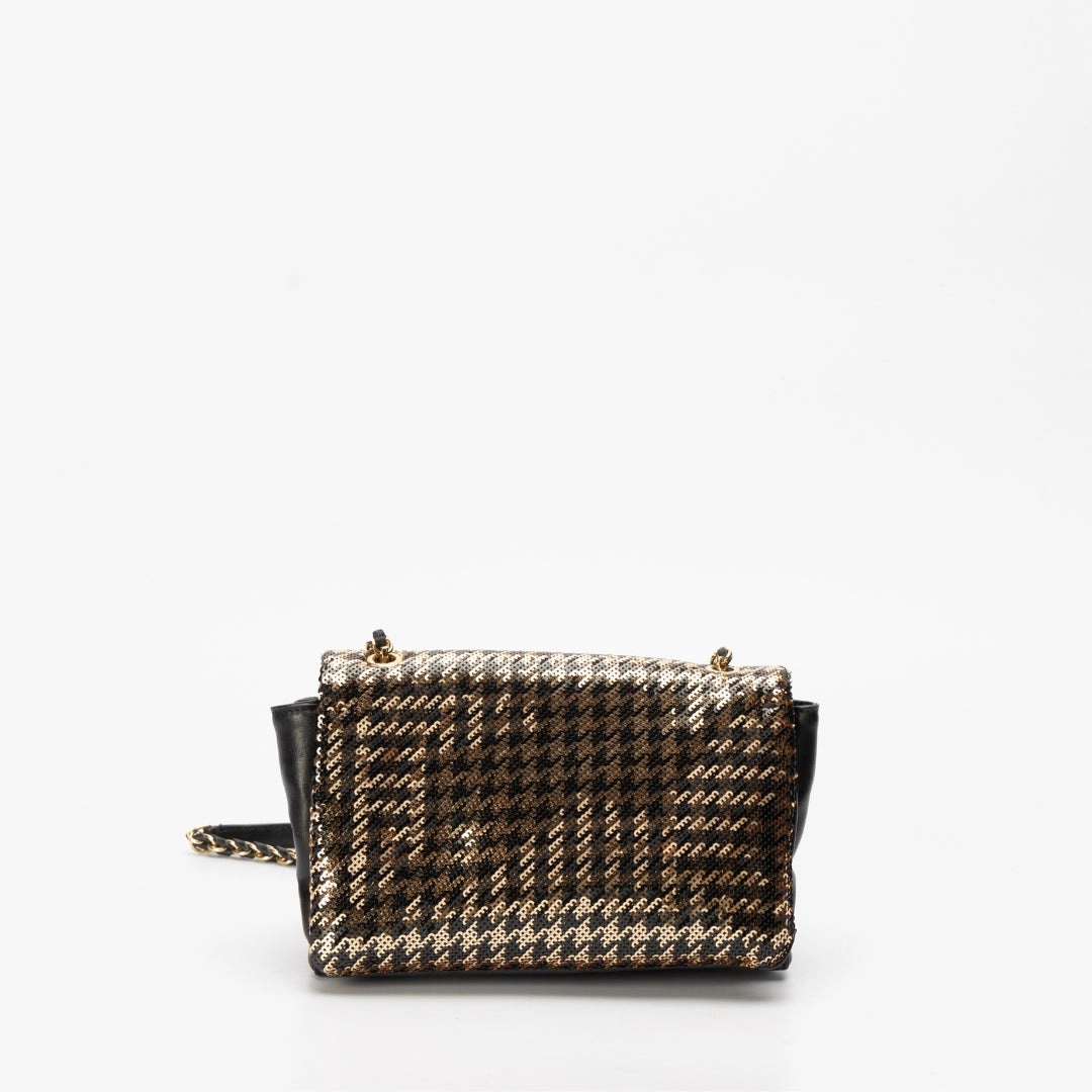 Salvatore Ferragamo Sequined Leather Crossbody Bag