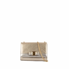 Salvatore Ferragamo Vara Bow Chain Crossbody Bag