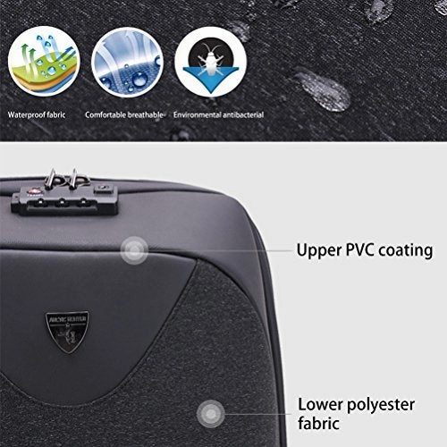 Samaz Business Laptop Backpack Anti-Theft Travel Backpack With Usb Charging Port Shoulder College