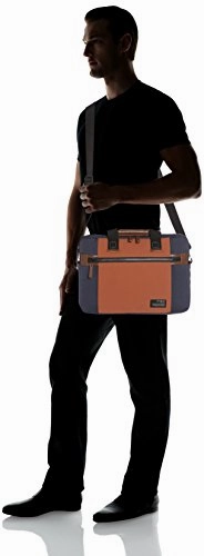 Samsonite - Sideways Laptop Sleeve, M (39cm - 8.9L) - Blue/Orange