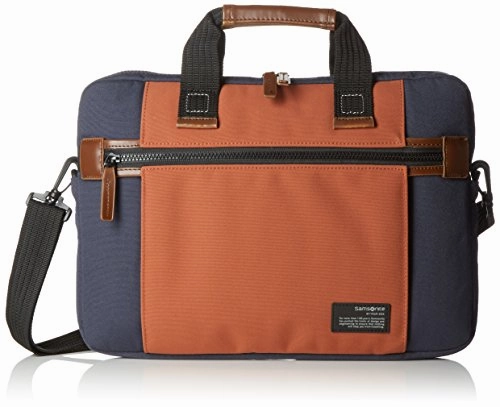 Samsonite - Sideways Laptop Sleeve, M (39cm - 8.9L) - Blue/Orange