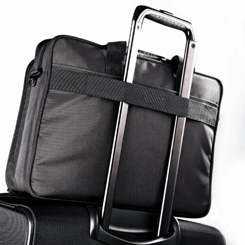 Samsonite Classic Business Perfect Fit Two Gusset Laptop Bag - 15.6" Black