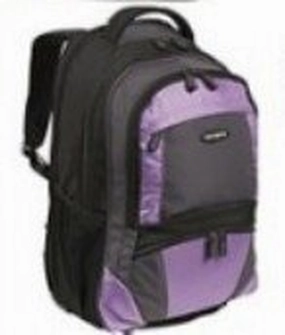 Samsonite Wheeled Computer Backpack Black/Bordeaux