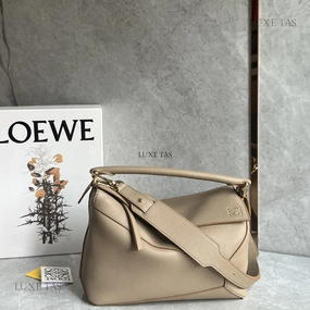 Sand Puzzle Bag In Classic Calfskin Leather Crossbody Bag for Women