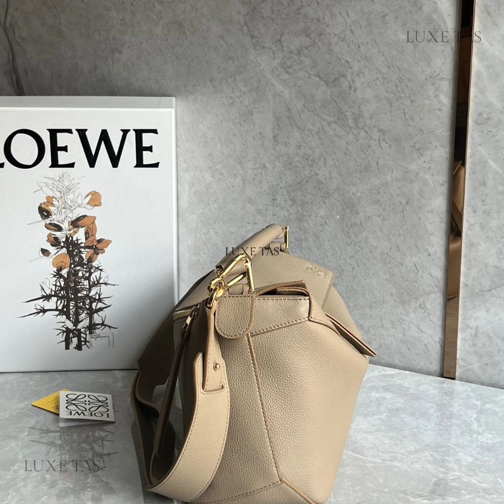 Sand Puzzle Bag In Classic Calfskin Leather Crossbody Bag for Women
