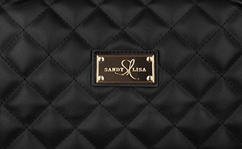 Sandy Lisa Backpack Bag Designer Lightweight Gold Trim Women Laptop Compartment