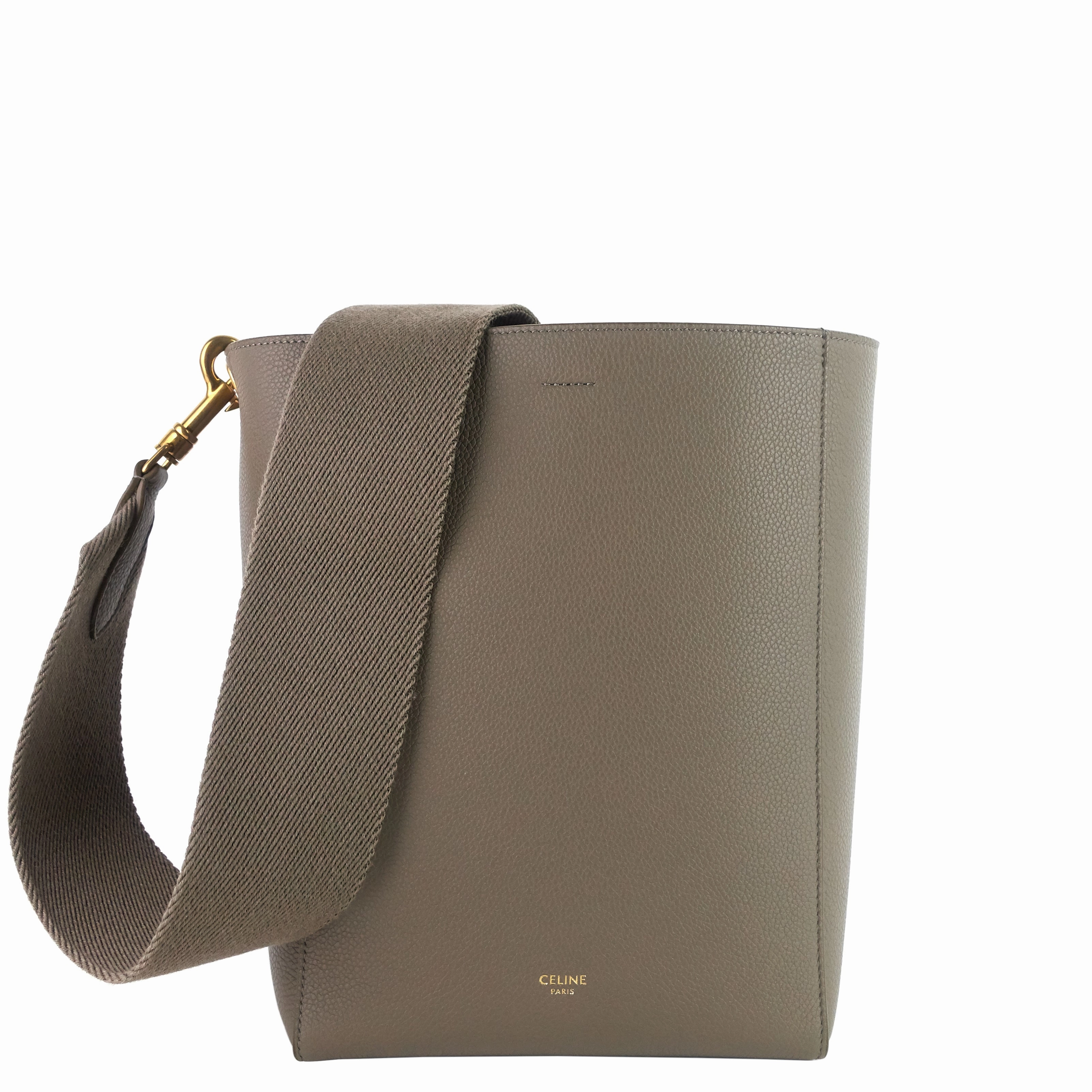 Sangle Grained Calfskin Leather Small Bag