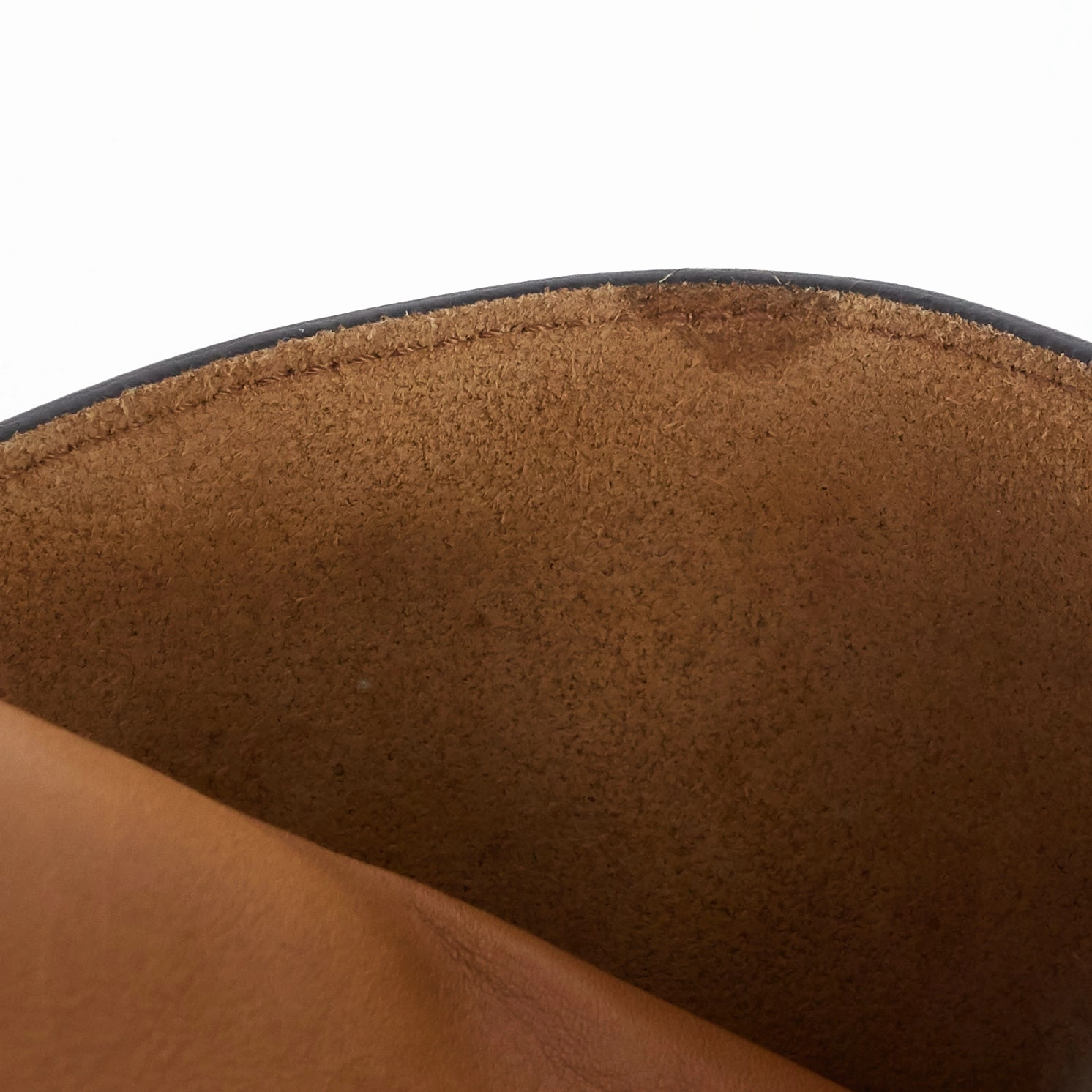 Sangle Large Natural Calfskin Leather Bucket Bag