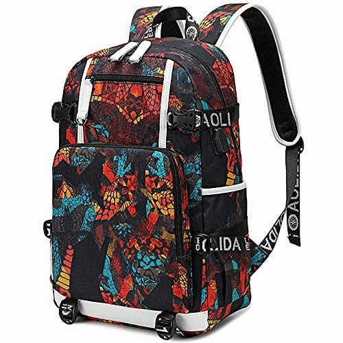 School Backpack for Teen Boys, Hey Yoo 2019 New Waterproof Bookbag School Bag Laptop Casual Backpack for Boys School (red)