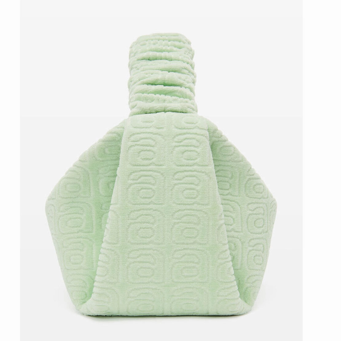 Scrunchie Monogram Terry Bag, Mojito