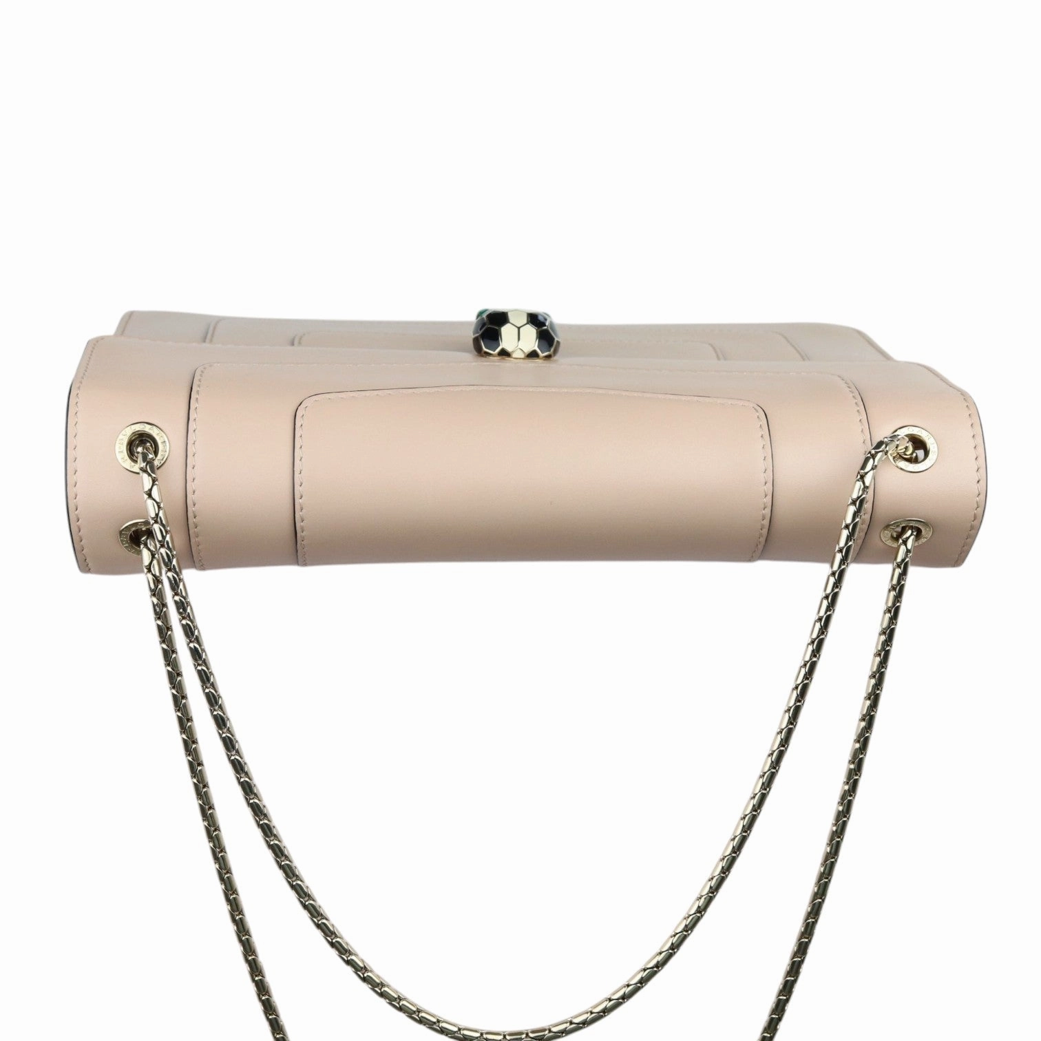 Serpenti Forever Crossbody Calfskin White Agate GHW