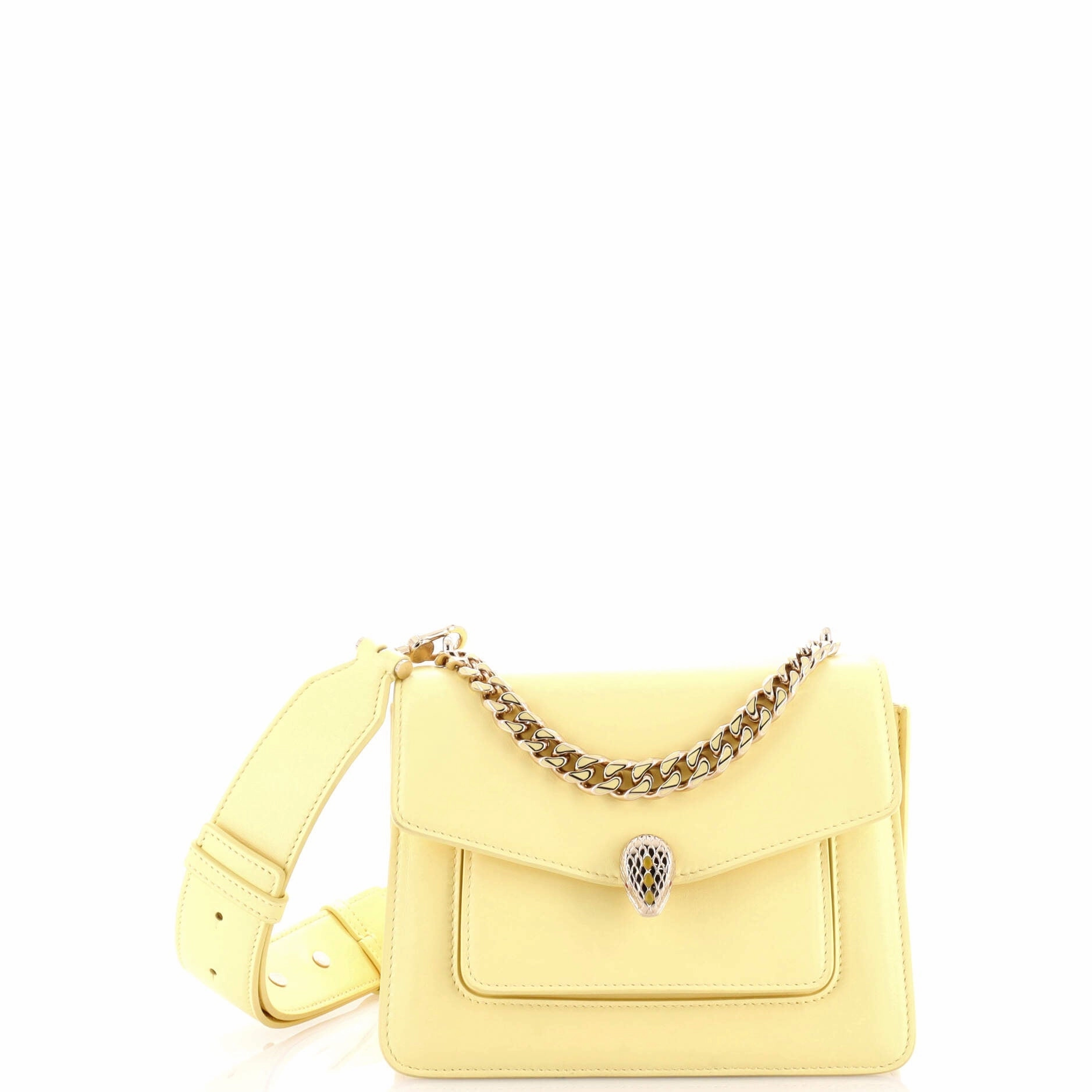 Serpenti Forever Maxi Chain Crossbody Bag Leather Small