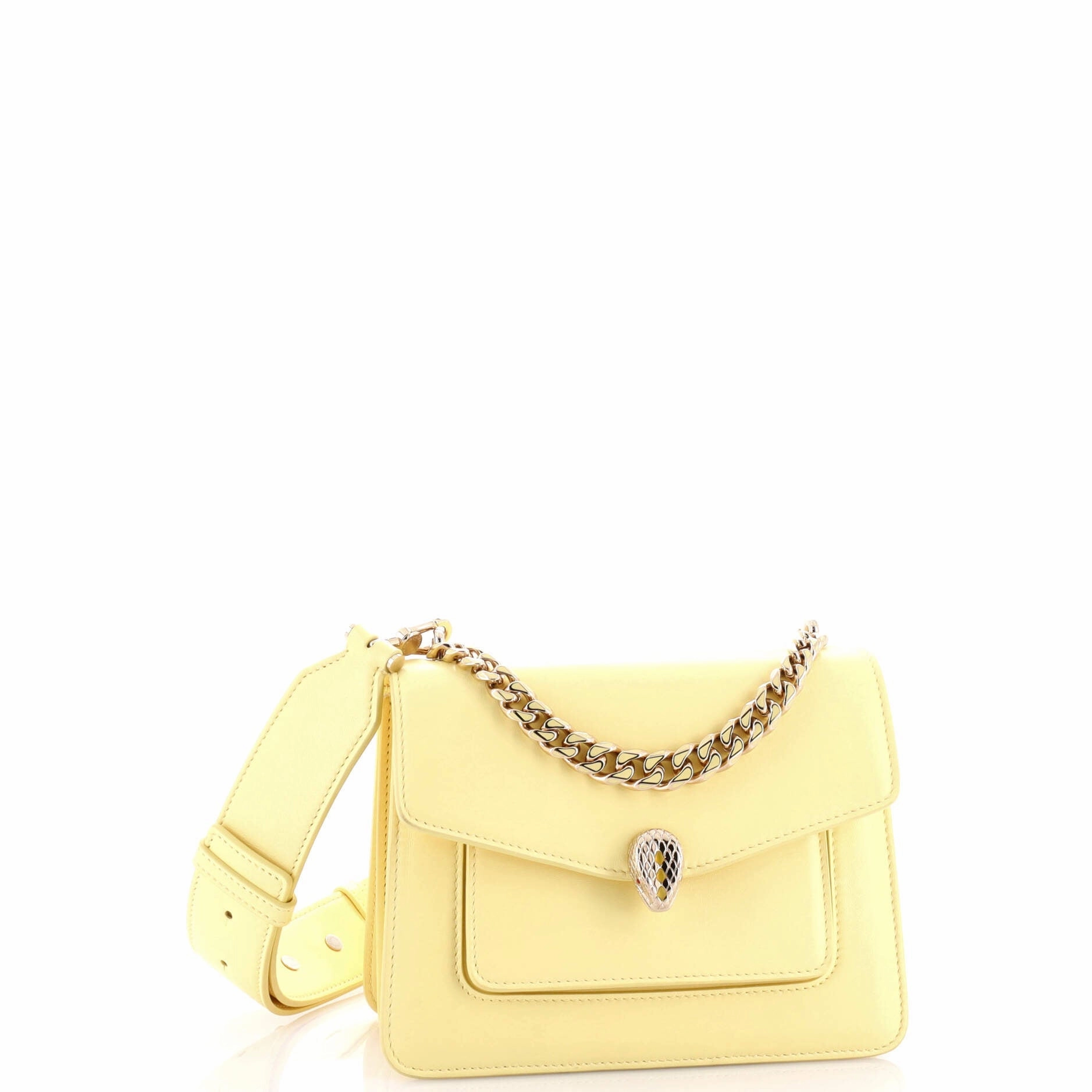 Serpenti Forever Maxi Chain Crossbody Bag Leather Small