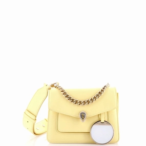 Serpenti Forever Maxi Chain Crossbody Bag Leather Small