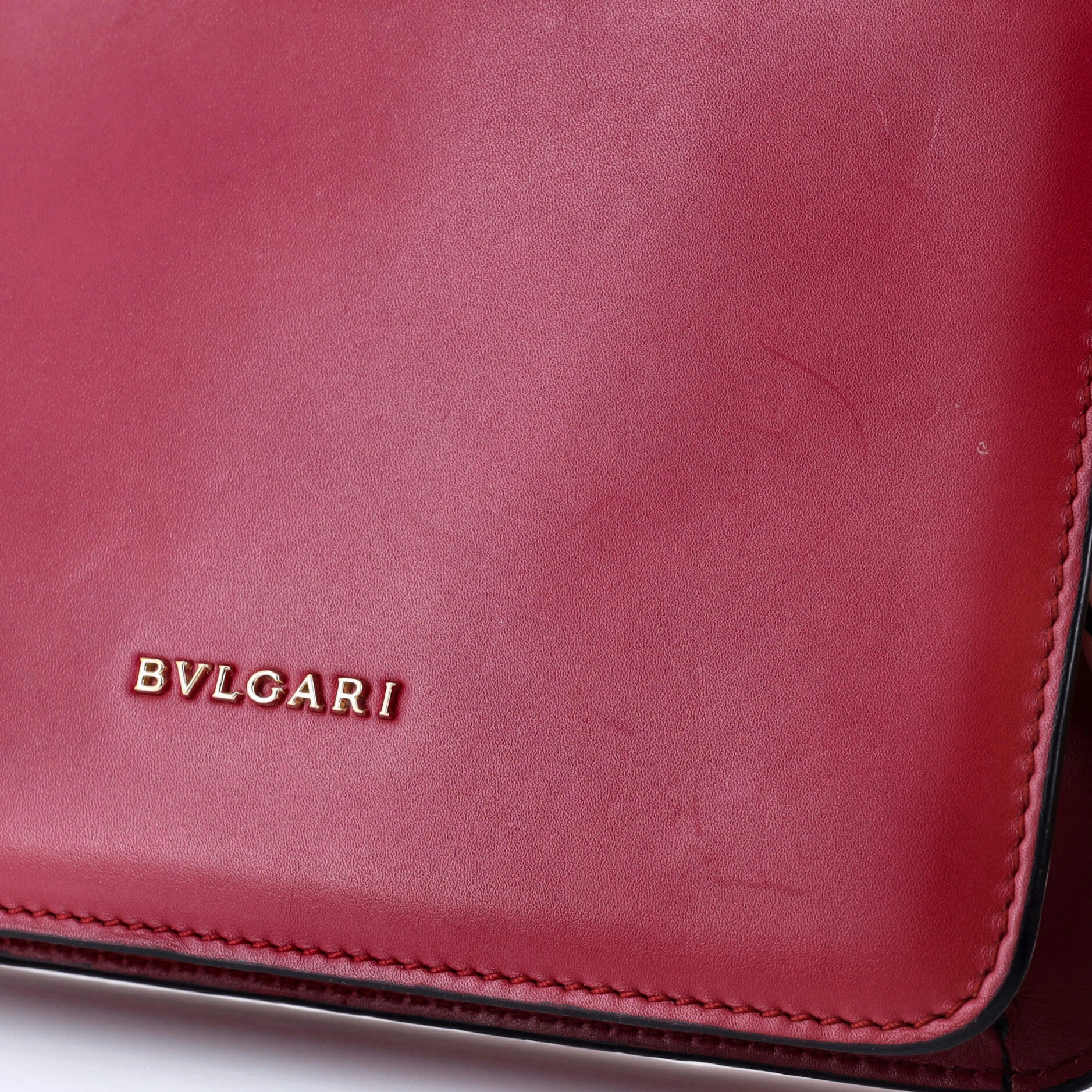 Serpenti Forever Square Shoulder Bag Leather and Stingray Small