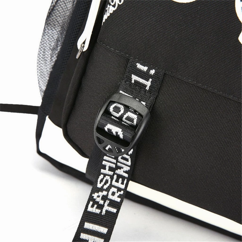 Siawasey My Hero Academia Anime Boku no Hero Academia Cosplay Backpack Daypack Bookbag Laptop School Bag with USB Charging Port