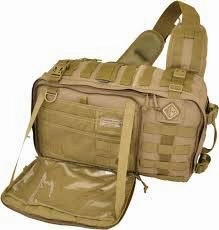 Sidewinder(TM) Full-Sized Laptop Sling Pack by Hazard 4(R) - Coyote
