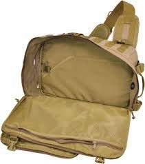 Sidewinder(TM) Full-Sized Laptop Sling Pack by Hazard 4(R) - Coyote