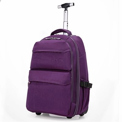 Single Rod Travel Bags On Fixed Caster For Men And Women,19",21"Computer Travel Luggage,Multi-Use
