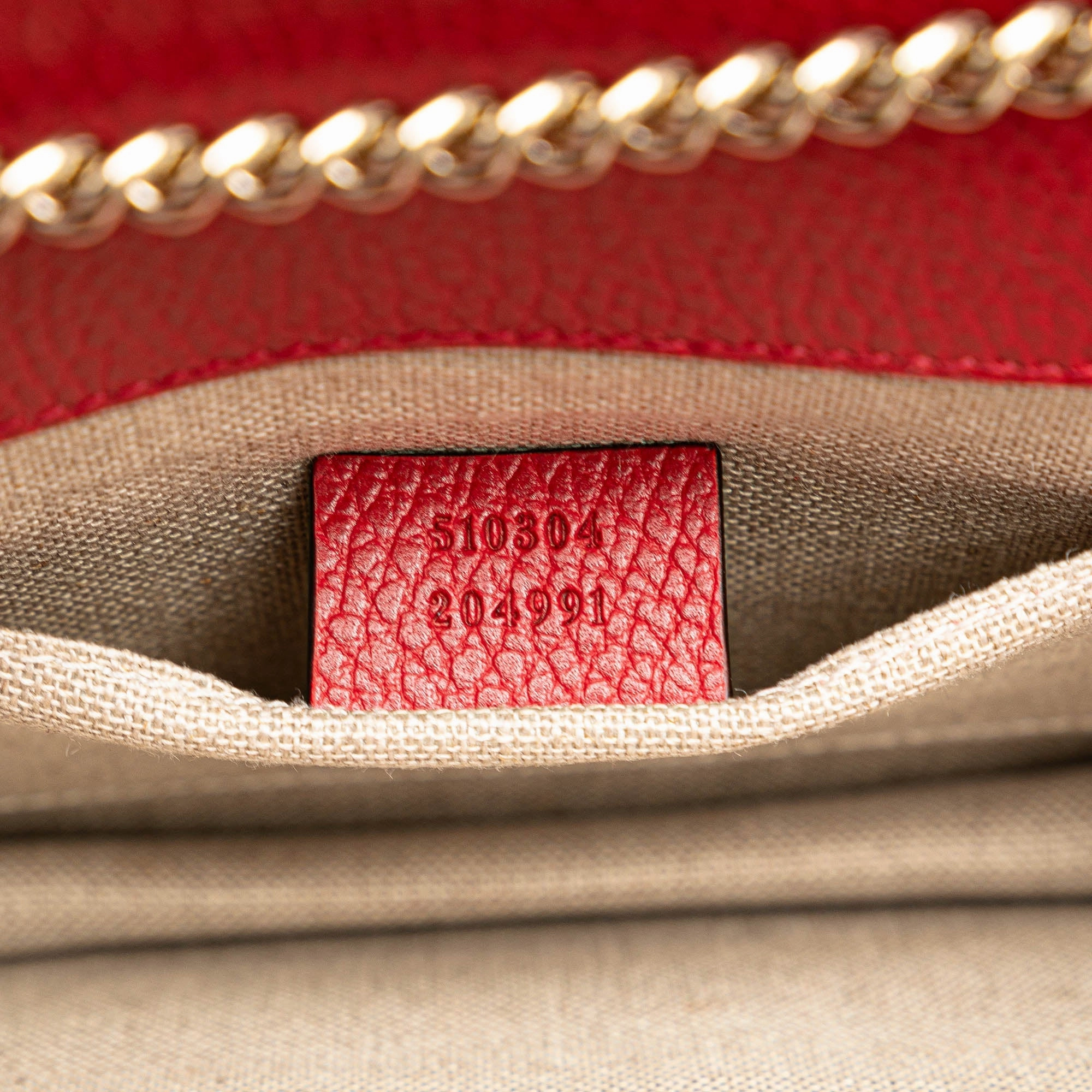 Small Dollar Calfskin Interlocking G Crossbody