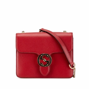 Small Dollar Calfskin Interlocking G Crossbody