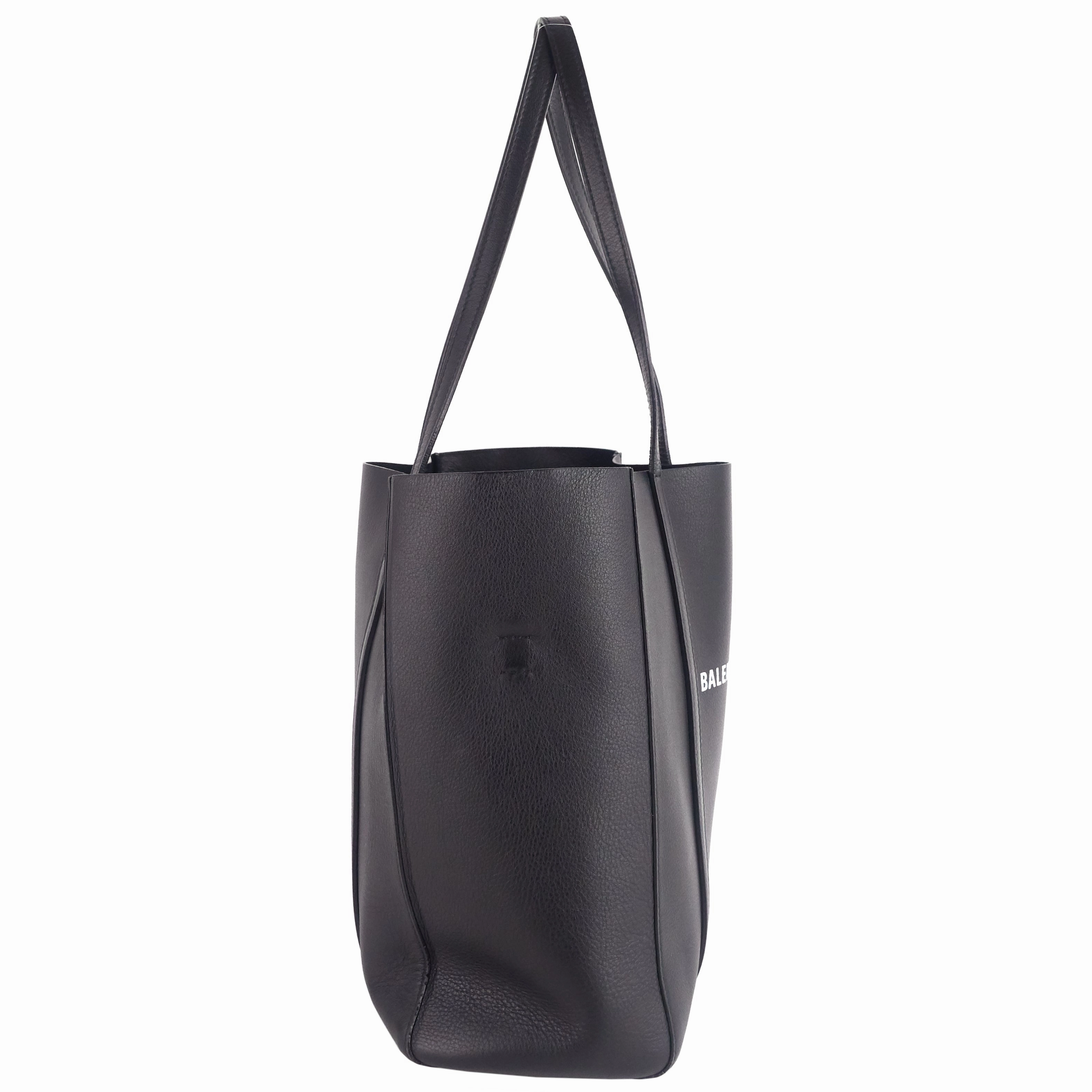Small Everyday Calfskin Leather Tote Bag