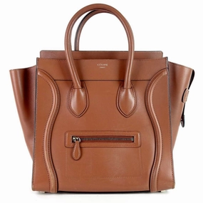 Smooth Calf Leather Luggage Bag