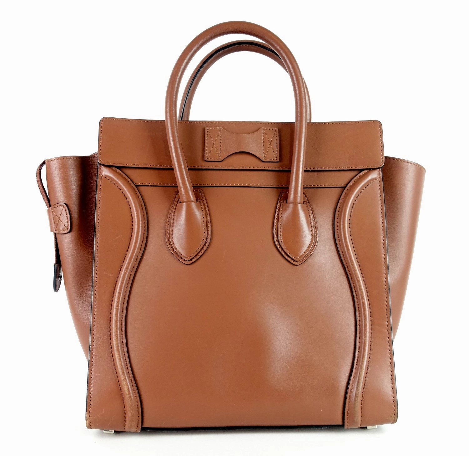 Smooth Calf Leather Luggage Bag