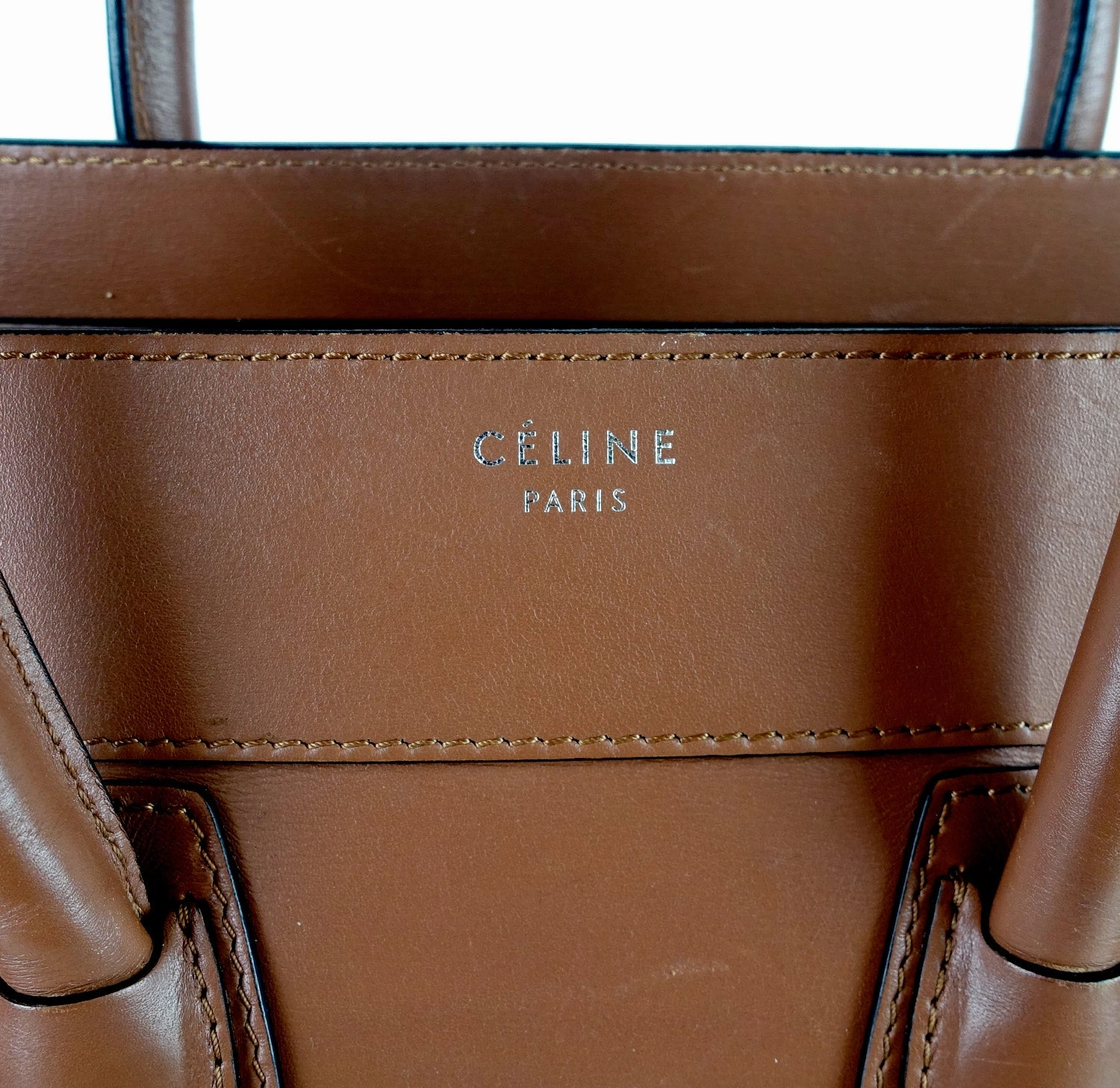 Smooth Calf Leather Luggage Bag