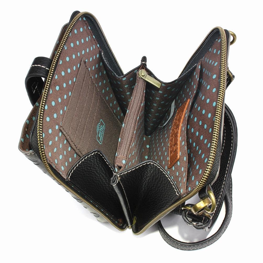 Snap Crossbody - Paw Print