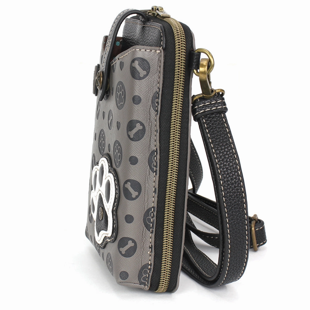 Snap Crossbody - Paw Print