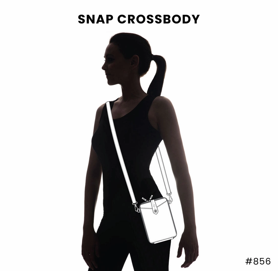 Snap Crossbody - Paw Print