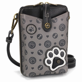 Snap Crossbody - Paw Print