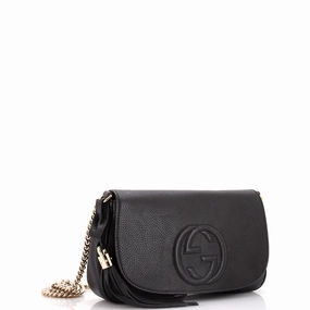 Soho Chain Crossbody Bag Leather Medium