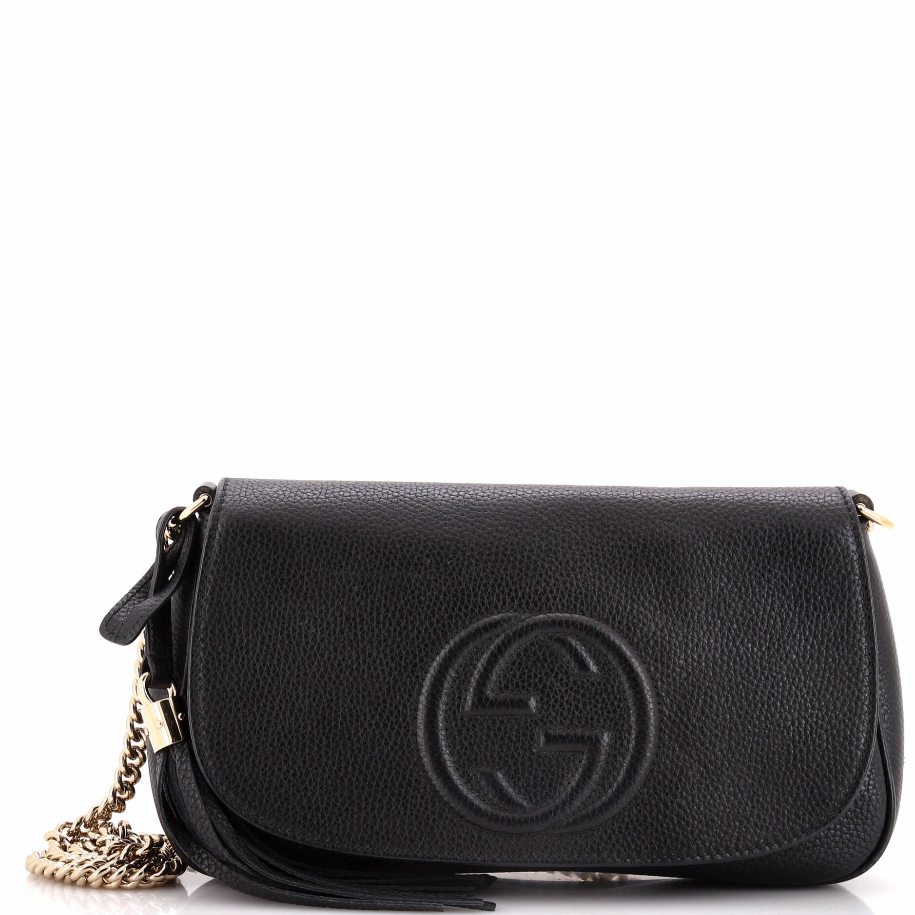 Soho Chain Crossbody Bag Leather Medium
