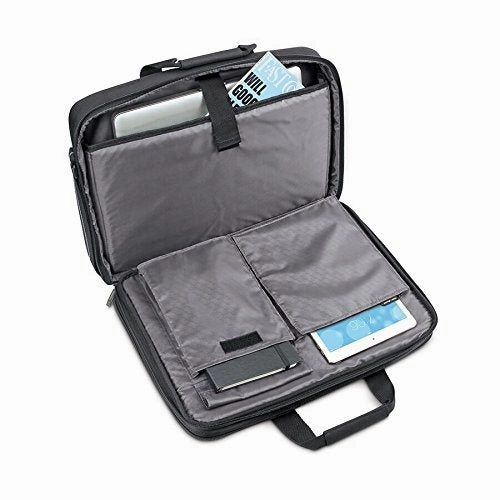Solo Empire 17.3 Inch Laptop Briefcase, Tsa Friendly, Black/Grey